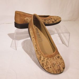 Arcopedico sz 39 Leather/ Cork Ballet Flat